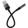 Перехідник USB AM to 3.5mm F 0.15m black Acefast (6974316285298)