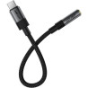 Перехідник USB-C to 3.5mm F 0.15m DAC audio black Acefast (6974316285281)