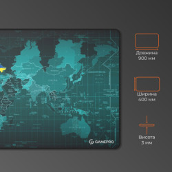 Килимок для мишки GamePro MP275M Black (MP275M)