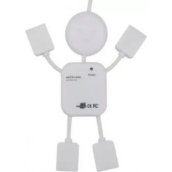 Концентратор Voltronic USB 2.0 to 4xUSB man OEM (YT-HM4-W)
