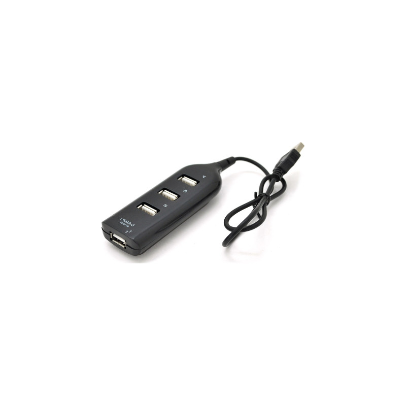 Концентратор Voltronic USB 2.0 to 4xUSB black (DNS-HUB4-OB)