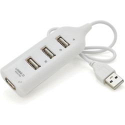 Концентратор Voltronic USB 2.0 to 4xUSB white (DNS-HUB4-OW)