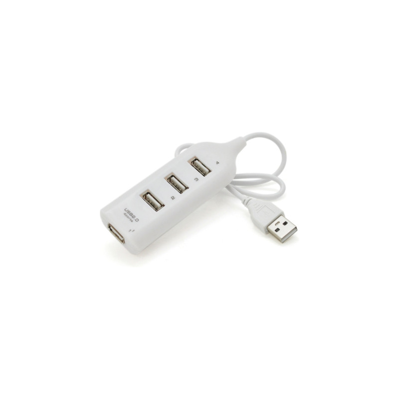 Концентратор Voltronic USB 2.0 to 4xUSB white (DNS-HUB4-OW)