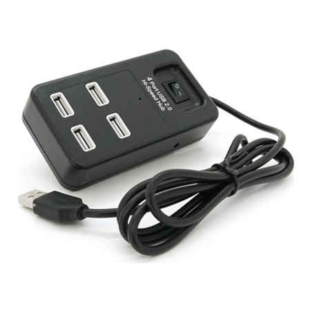 Концентратор Voltronic USB 2.0 to 4xUSB black (YT-HWS4-B)