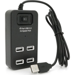 Концентратор Voltronic USB 2.0 to 4xUSB black (YT-HWS4-B)
