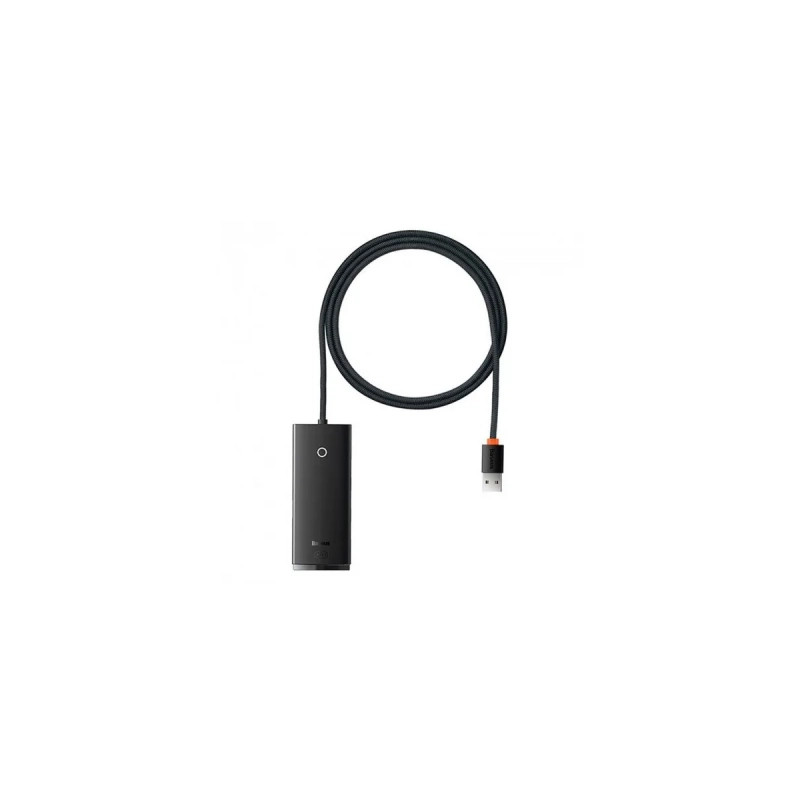 Концентратор Baseus USB 3.0 to 4xUSB 3.0 1.0m black (WKQX030101)