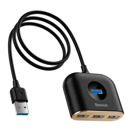 Концентратор Baseus USB 3.0 to 1xUSB 3.0 + 3xUSB 2.0 1.0m (CAHUB-AY01)