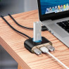 Концентратор Baseus USB 3.0 to 1xUSB 3.0 + 3xUSB 2.0 1.0m (CAHUB-AY01)