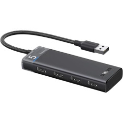 Концентратор Ugreen USB 3.0 to 4xUSB 3.2 Gen1 CM653 black (15548)