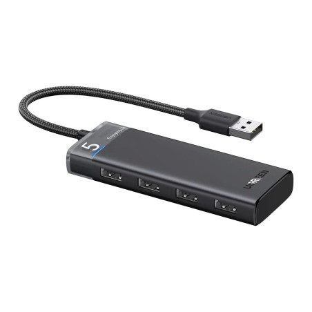 Концентратор Ugreen USB 3.0 to 4xUSB 3.2 Gen1 CM653 black (15548)