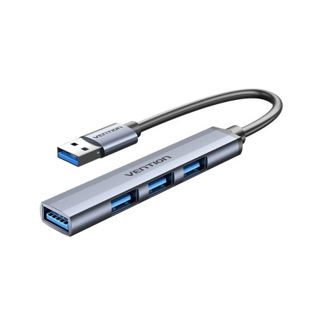 Концентратор Vention USB 3.0 to 1xUSB 3.0 + 3xUSB 2.0 0.15m gray (CKOHB)