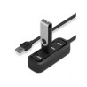 Концентратор Vention USB 2.0 to 4xUSB 2.0 0.15m black (VAS-J43-B015)