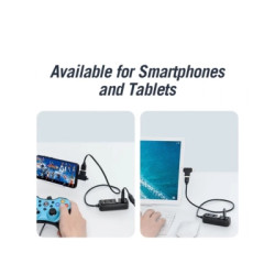 Концентратор Vention USB 2.0 to 4xUSB 2.0 0.15m black (VAS-J43-B015)