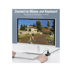 Концентратор Vention USB 2.0 to 4xUSB 2.0 0.15m black (VAS-J43-B015)