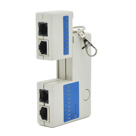 Тестер кабельний ML7123 RJ45/RJ12 (без батарейок в комплекті) Merlion (YT-ML7123 / YT-CaTe / 07123)