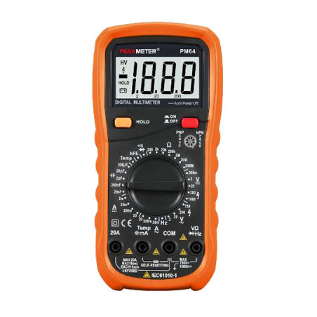 Цифровий мультиметр Protester професійний з термопарою (PM64)
