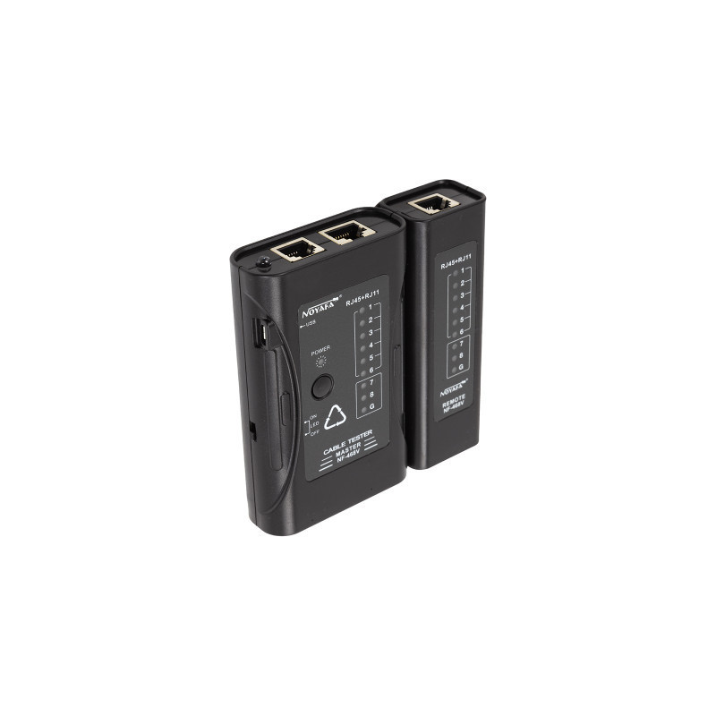 Тестер кабельний Noyafa RJ-45, RJ-11 (NF-468V)