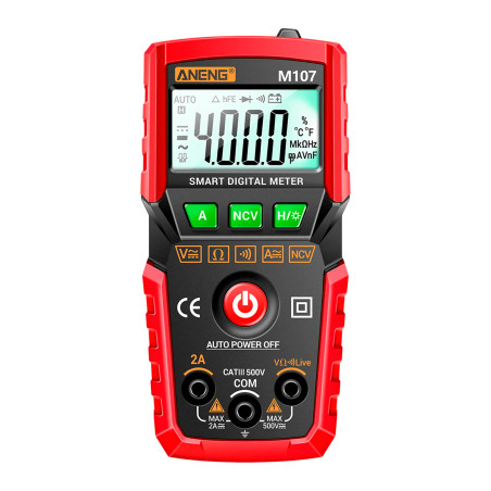 Цифровий мультиметр ANENG M107, V, A, R, C, T (M107)