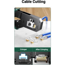 Інструмент Ugreen Обтискні кліщі NW136 Multifunctional Clamp Green (70683)