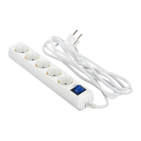 Мережевий фільтр живлення 2E 5xSchuko, 3м (2E-U05ESM3)