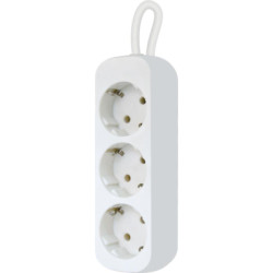 Мережевий подовжувач Defender E318 1.8 m 3 роз white (99221)