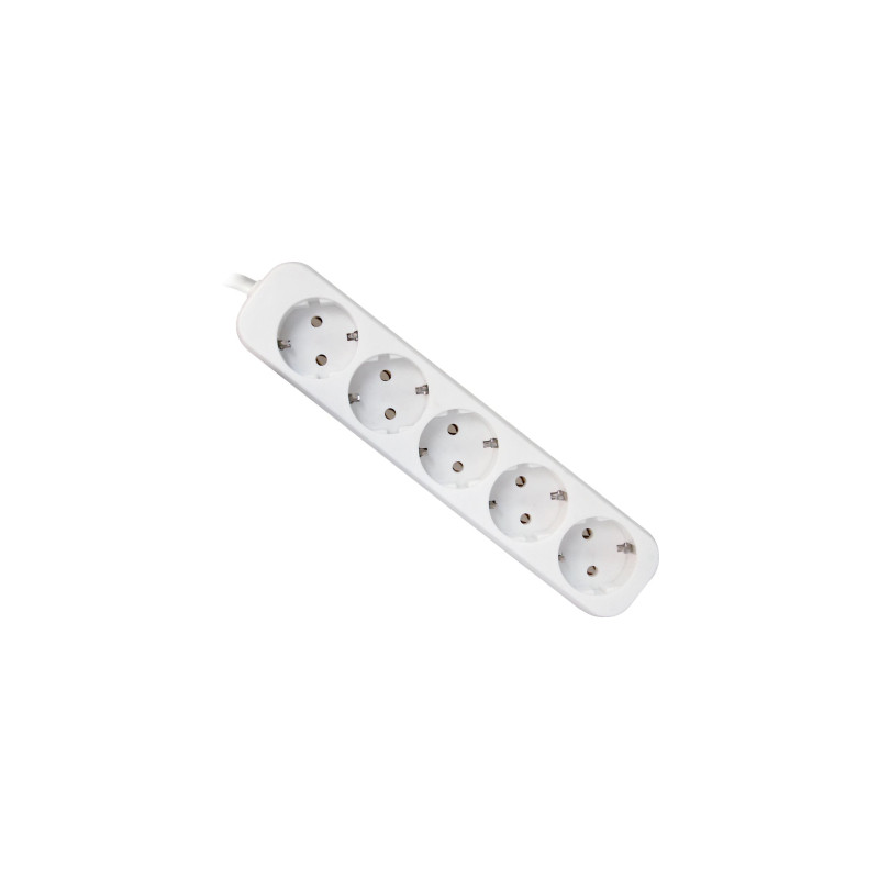 Мережевий подовжувач Defender E550 5.0 m 5 роз white (99231)