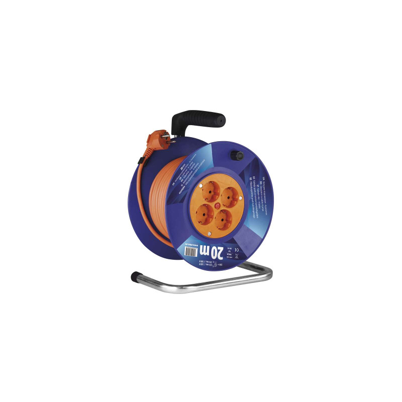 Мережевий подовжувач EMOS катушка 4 роз., 20 м (P09220)