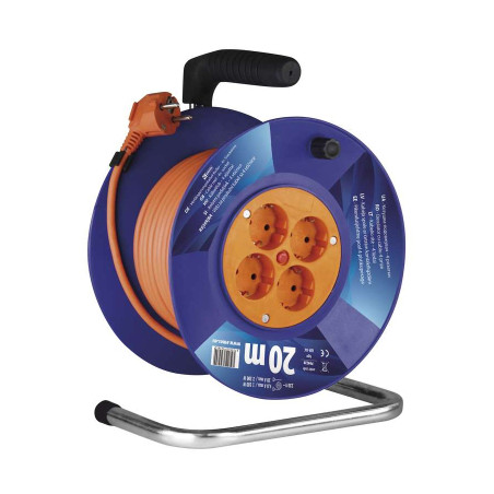 Мережевий подовжувач EMOS катушка 4 роз., 20 м (P09220)