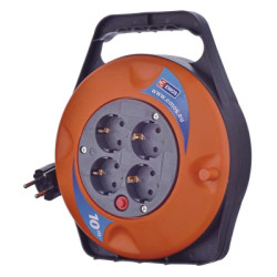 Мережевий подовжувач EMOS катушка 4 роз., 10 м (P19510)