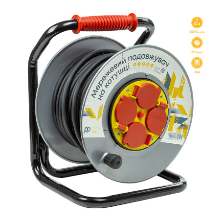 Мережевий подовжувач PowerPlant JY-20022/25, 25м (EX610525)