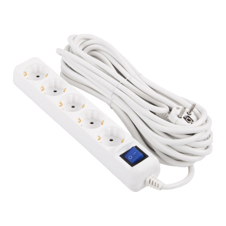 Мережевий подовжувач 2E 2E-U05ES15M10WH