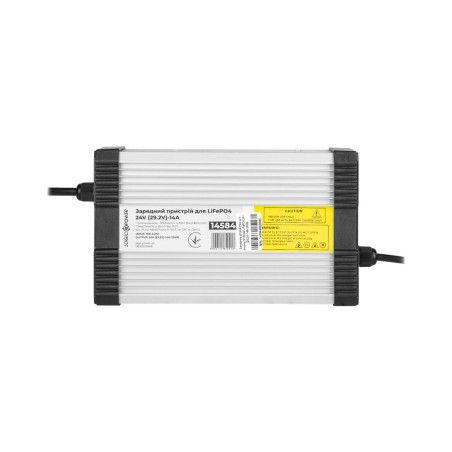 Мережевий зарядний пристрій для АКБ LogicPower LiFePO4 24V (29.2V)-14A-336W (14584)