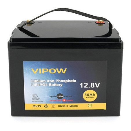 Батарея LiFePo4 Vipow LiFePO4,12.8V-50Ah (LiFePO4128-50/40)