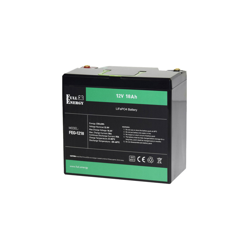 Батарея LiFePo4 Full Energy 12В 18Аг, FEG-1218 (FEG-1218)
