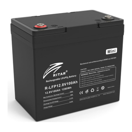 Батарея LiFePo4 Ritar R-LFP 12.8V 100Ah mini (R-LFP12.8V100AH-mini)