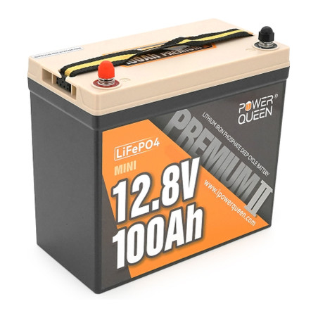 Батарея LiFePo4 Power Queen 12.8V 100Ah Mini (P12V100-PREM-16-A60-DE)