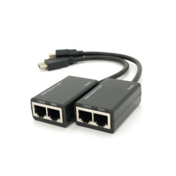 Адаптер HDMI extender passive 30m 2xCAT5E/6 Voltronic (YT-SEP HDMI/2P-30m)