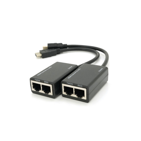 Адаптер HDMI extender passive 30m 2xCAT5E/6 Voltronic (YT-SEP HDMI/2P-30m)