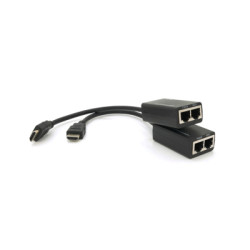 Адаптер HDMI extender passive 30m 2xCAT5E/6 Voltronic (YT-SEP HDMI/2P-30m)