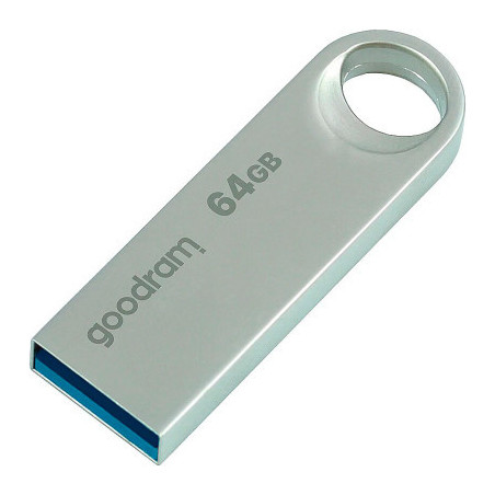 USB флеш накопичувач Goodram 64GB UNO3 Steel USB 3.2 (UNO3-0640S0R11)