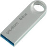 USB флеш накопичувач Goodram 64GB UNO3 Steel USB 3.2 (UNO3-0640S0R11)