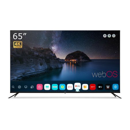 Телевізор Vinga S65UHD25BWEB