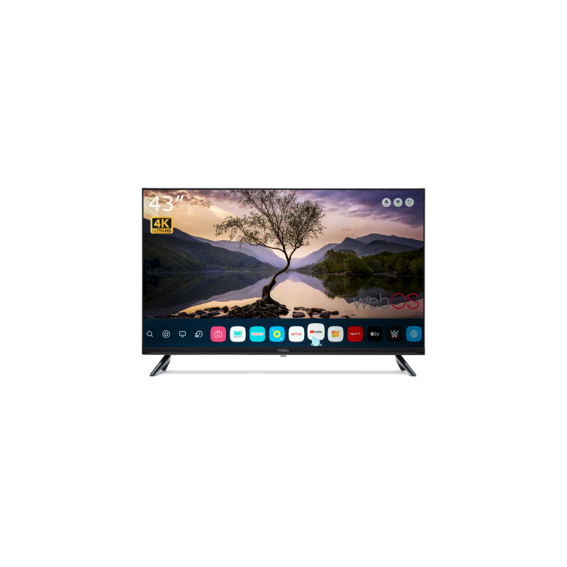 Телевізор Vinga S43UHD25BWEB