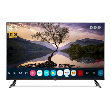 Телевізор Vinga S43UHD25BWEB