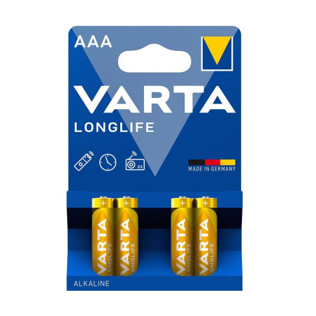 Батарейка Varta AAA Longlife LR03 * 4 (04103101414)