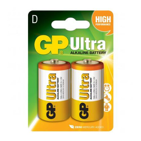 Батарейка Gp D GP Ultra LR20 * 2 (13AU-U2 / 4891199034442)