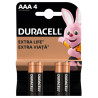 Батарейка Duracell AAA лужні 4 шт. в упаковці (5000394052543 / 81545421)
