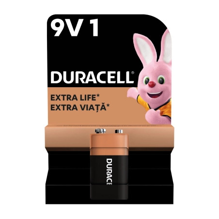 Батарейка Duracell 9V лужна 1шт. в упаковці (5000394066267 / 81483681)