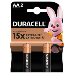 Батарейка Duracell AA лужні 2 шт. в упаковці (5000394058163 / 81551267)