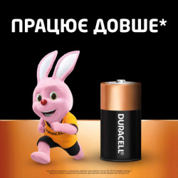 Батарейка Duracell C LR14 лужна 2шт. в упаковці (5000394052529 / 81483545)